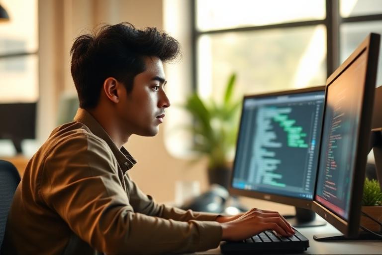 Estudiantes de Programadores usando inteligencia artificial